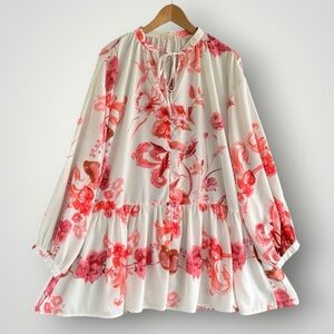 🎉5 for $45🎉 Pink Ripple dress size L